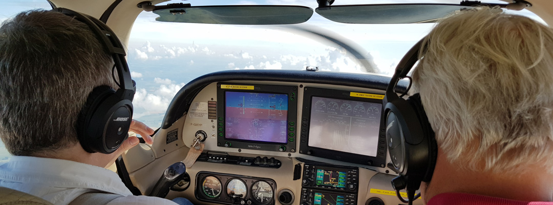 Vue du cockpit