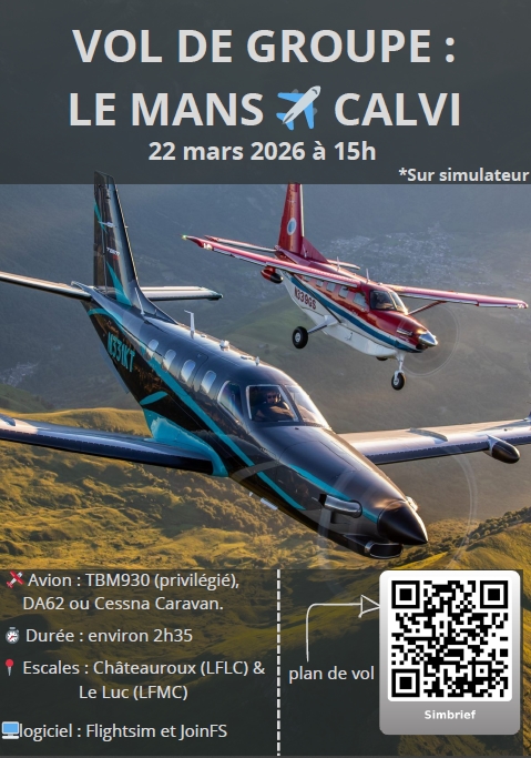 Simulation aérienne FS2020/FS2024